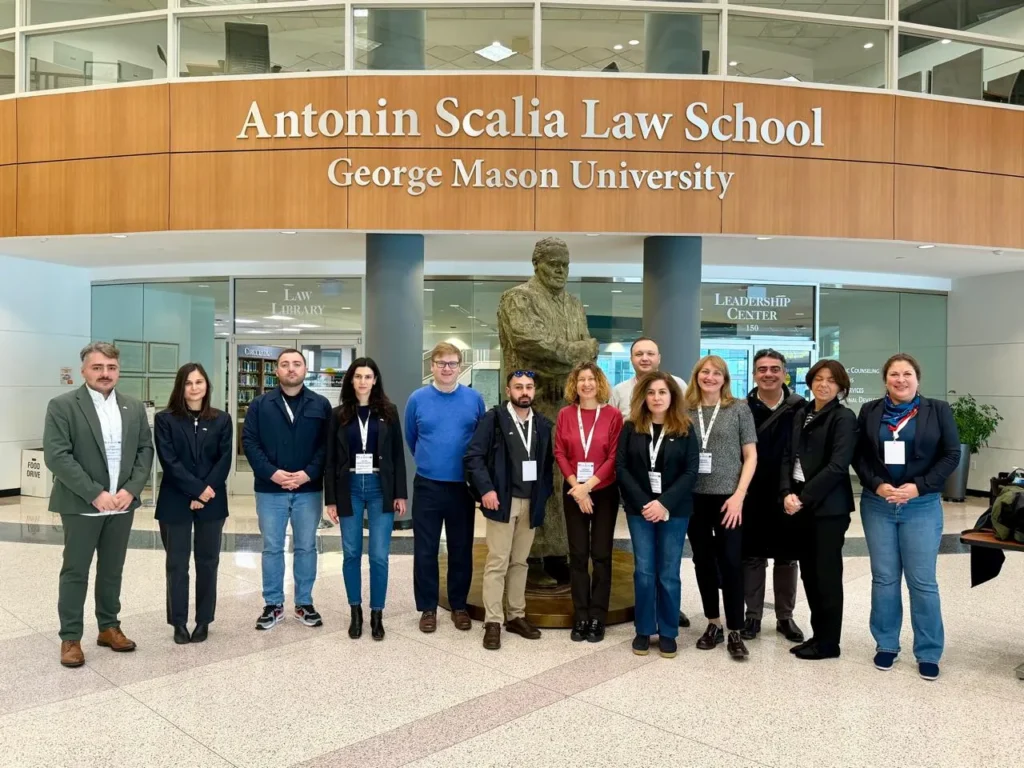 The Georgian UCBP delegation at the Antonin Scalia Law School, George Mason University, November 2025
